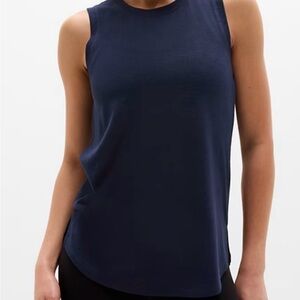 Athleta Breezy Navy Tank medium